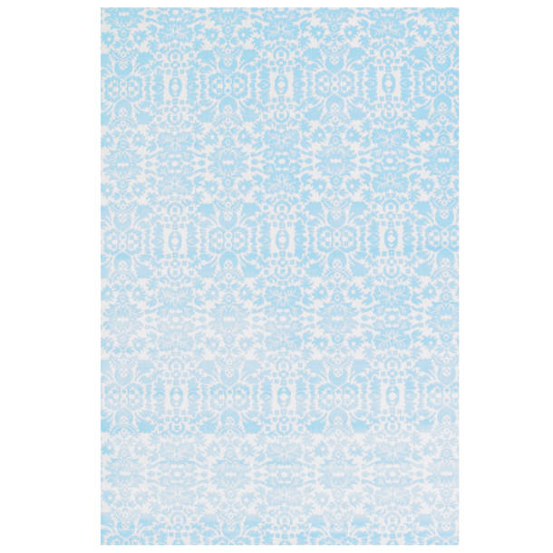 Bungalow Rose Mogos Performance Cream/Teal/Beige Rug & Reviews Wayfair